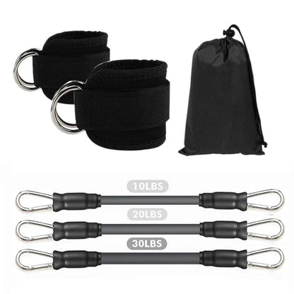 Ankle Straps Resistance Bands Set Fitness Workout Exercise Equipment Ankle Weight Yoga Elastic Fitness Band For Gym Man Woman