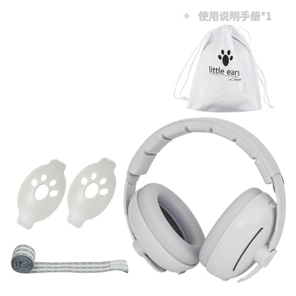 Baby Ear Protection Noise Cancelling Headphones 2-in-1 Convertible Design Noise Reduction Earmuffs for Infant Improves Sleep